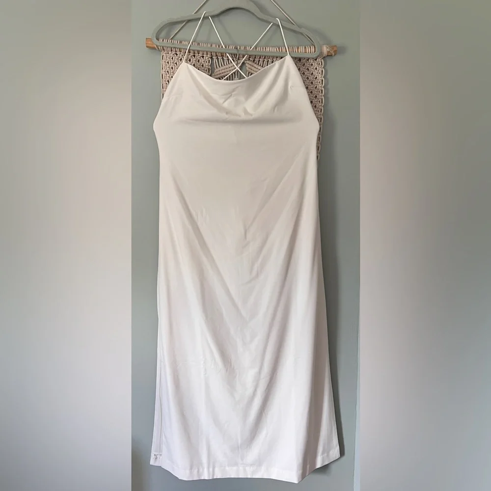BHLDN Gavin Sheath Dress in Ivory White Strappy Open Back Bridal Size‎ 16 NWT - Picture 5 of 9